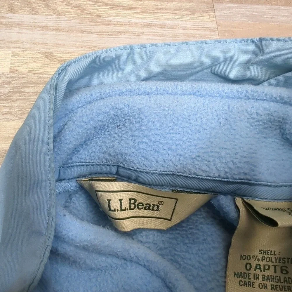 Vintage LL Bean All Conditions "2 In One" Jacket Womens Small Blue Poly Shell - Picture 2 of 8